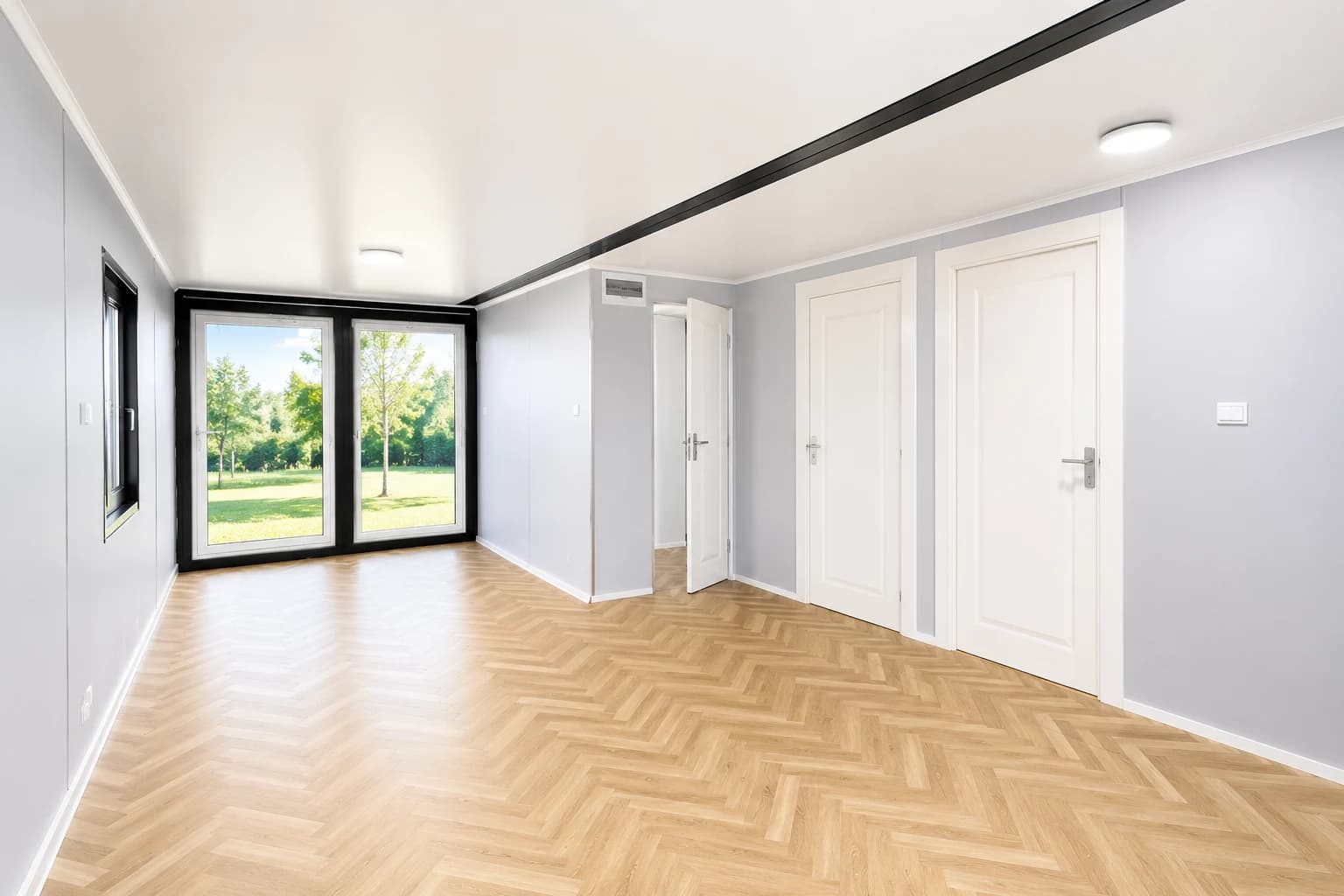 12M Portable Granny Flat with 3 Bedrooms and Terrace — interior view 2