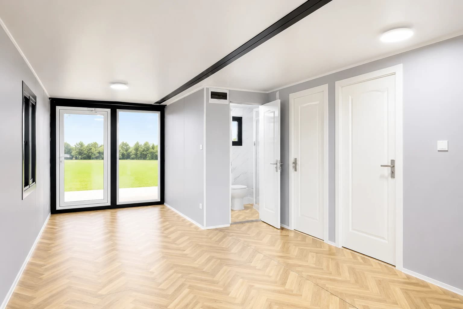 12M Portable Granny Flat with 3 Bedrooms and Terrace — interior view 3
