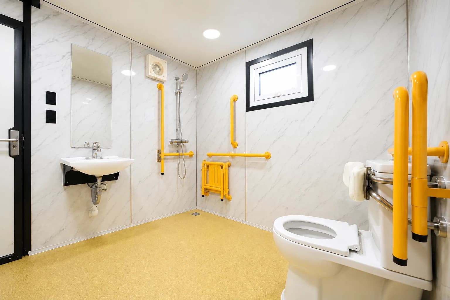 Accessible Portable Toilet — durable accessible finish