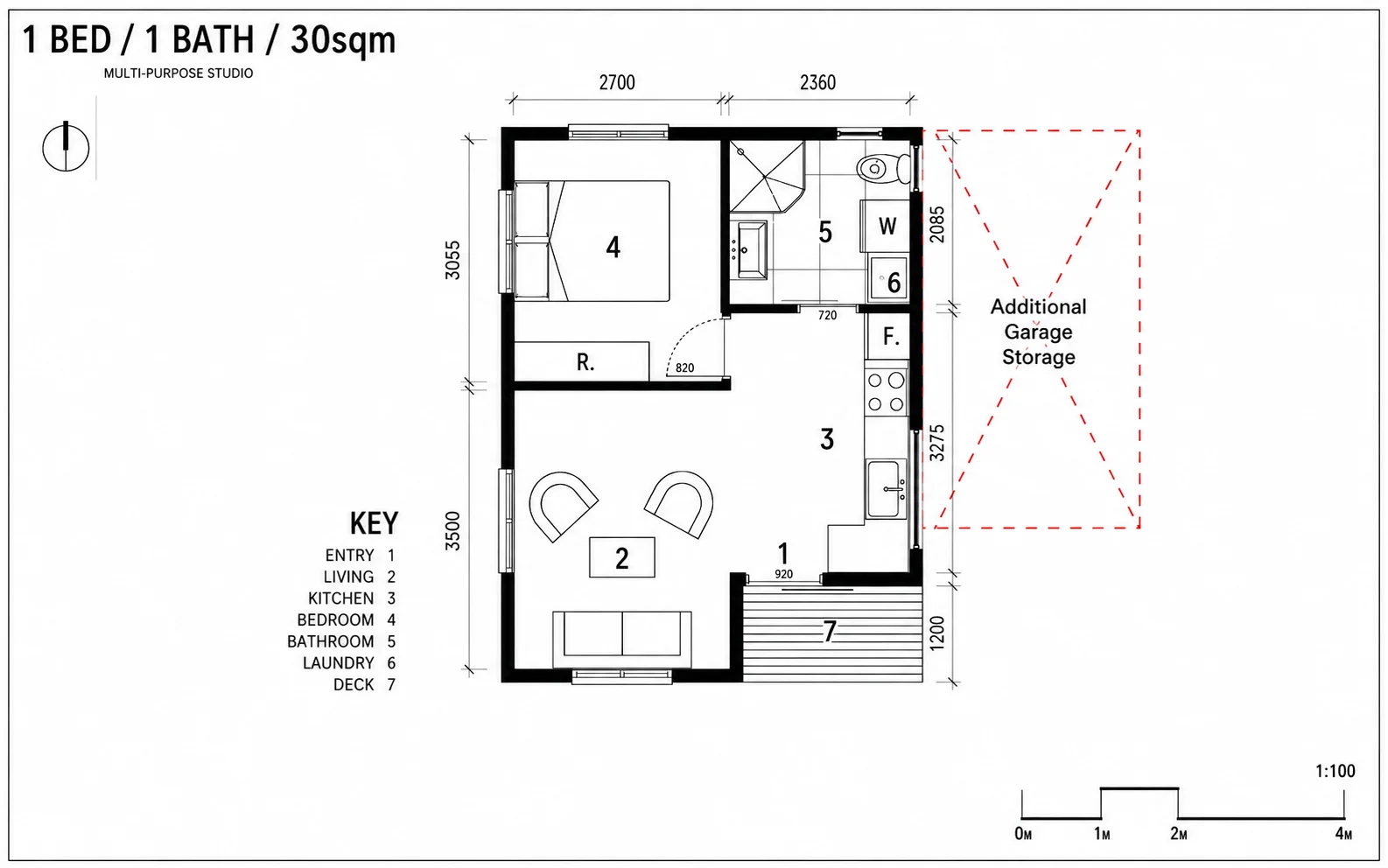 Compact Living 30 - Manly floor plan