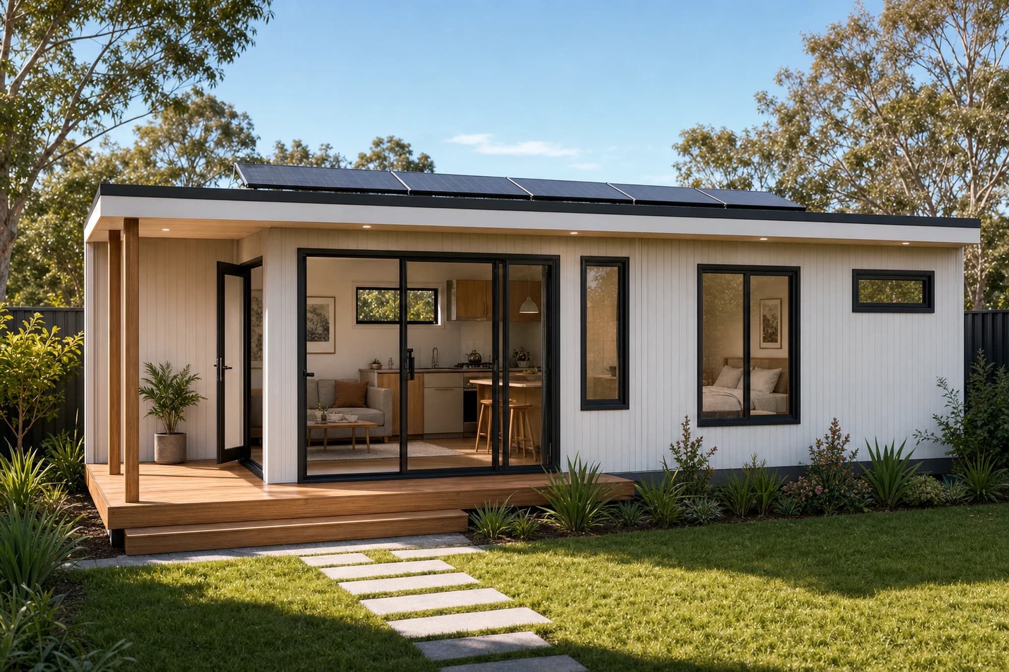 Family Comfort 45 - Bronte open-plan living and kitchen interior