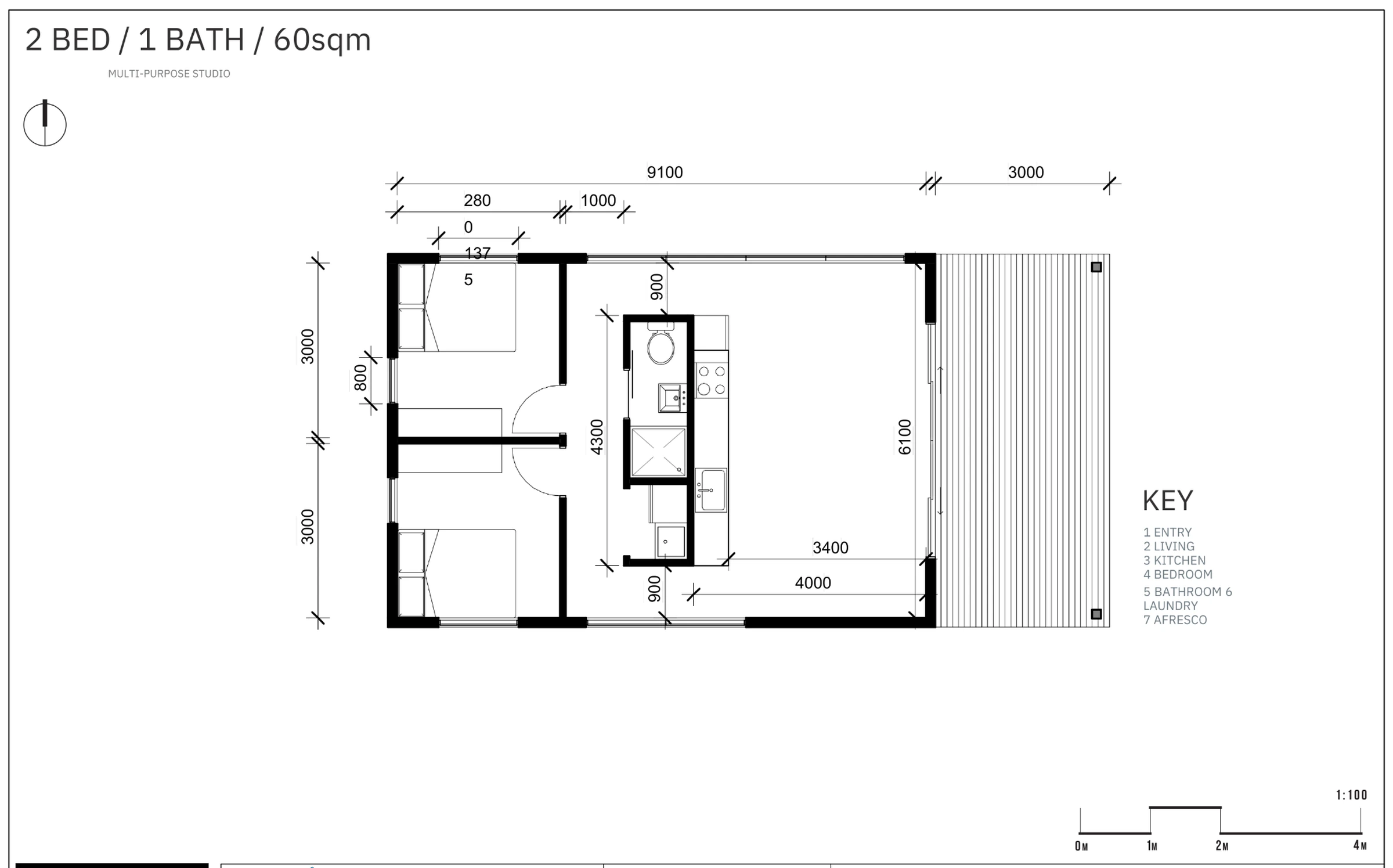 Premium Space 60 - Hamilton floor plan