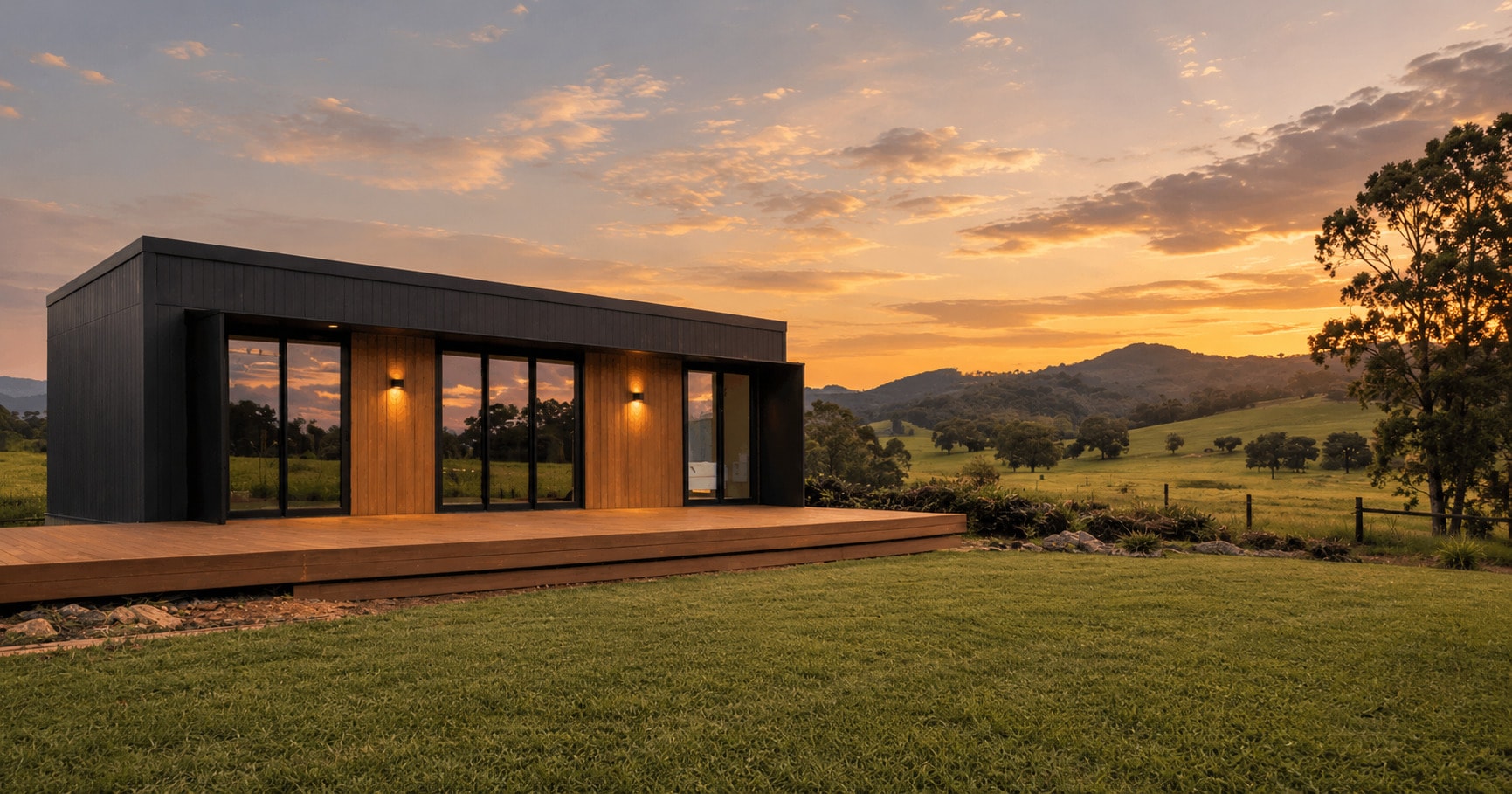 The Haven — a premium modular home in the landscape