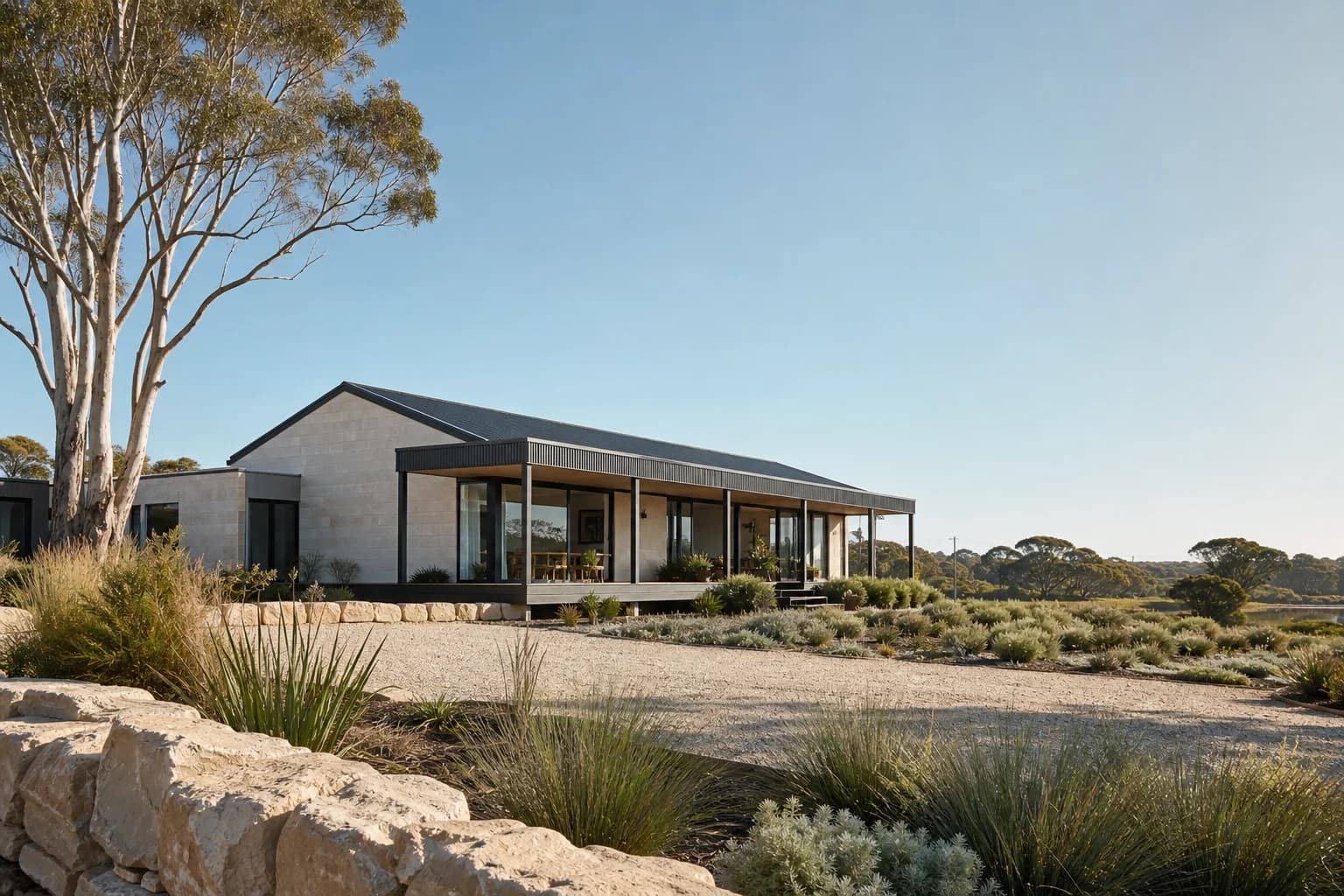 Contemporary modular home on a spacious Western Australian site