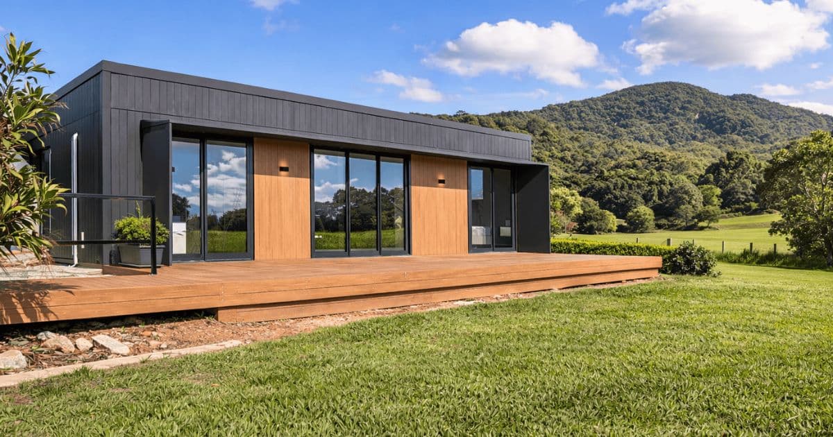 The Haven — a permanent modular home in the landscape